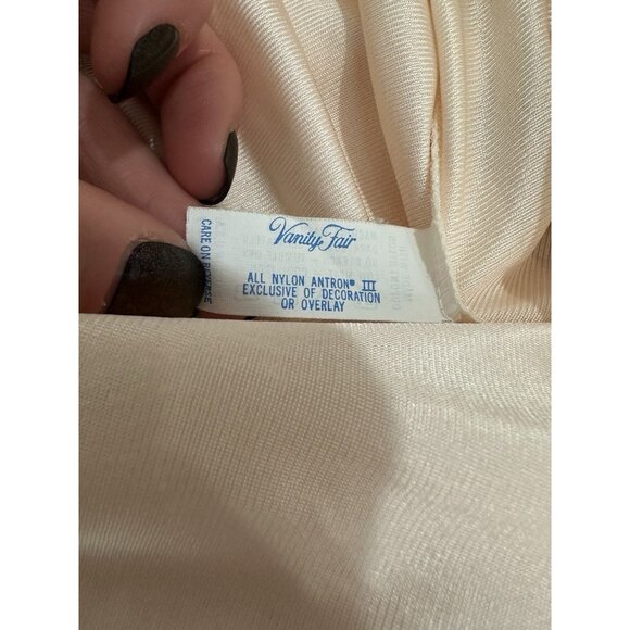 1960s Vanity Fair House Dress: Vintage Peach Mod Robe XS - Picture 4 of 7